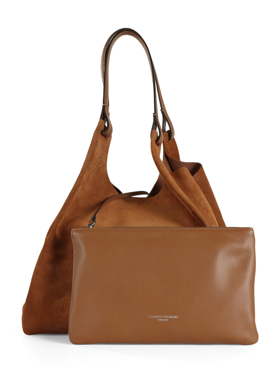 CUOIO | Borsa a spalla in suede DUA Large