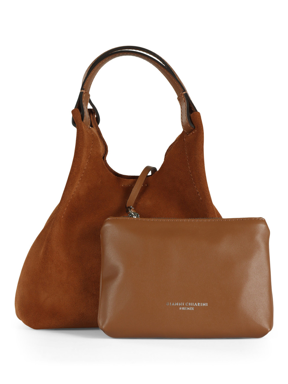 Leder | DUA Small Handtasche aus Veloursleder