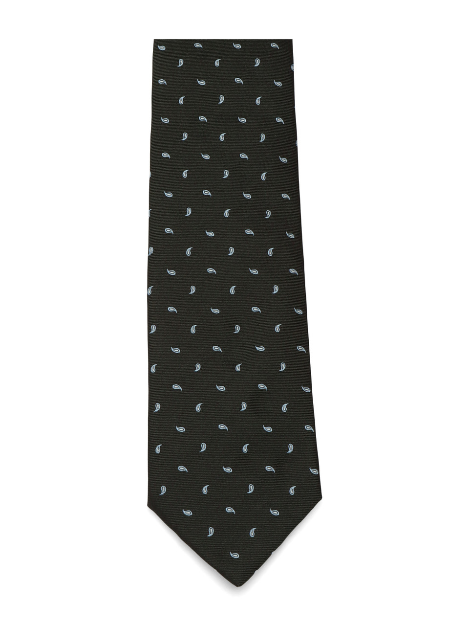 NERO | Cravatta in seta con motivo decorativo