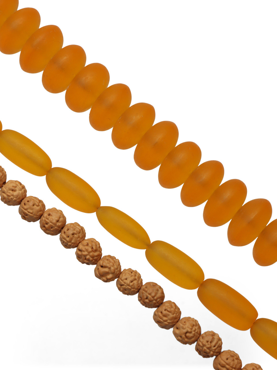 ARANCIONE | Collana RAFLESIA in resina