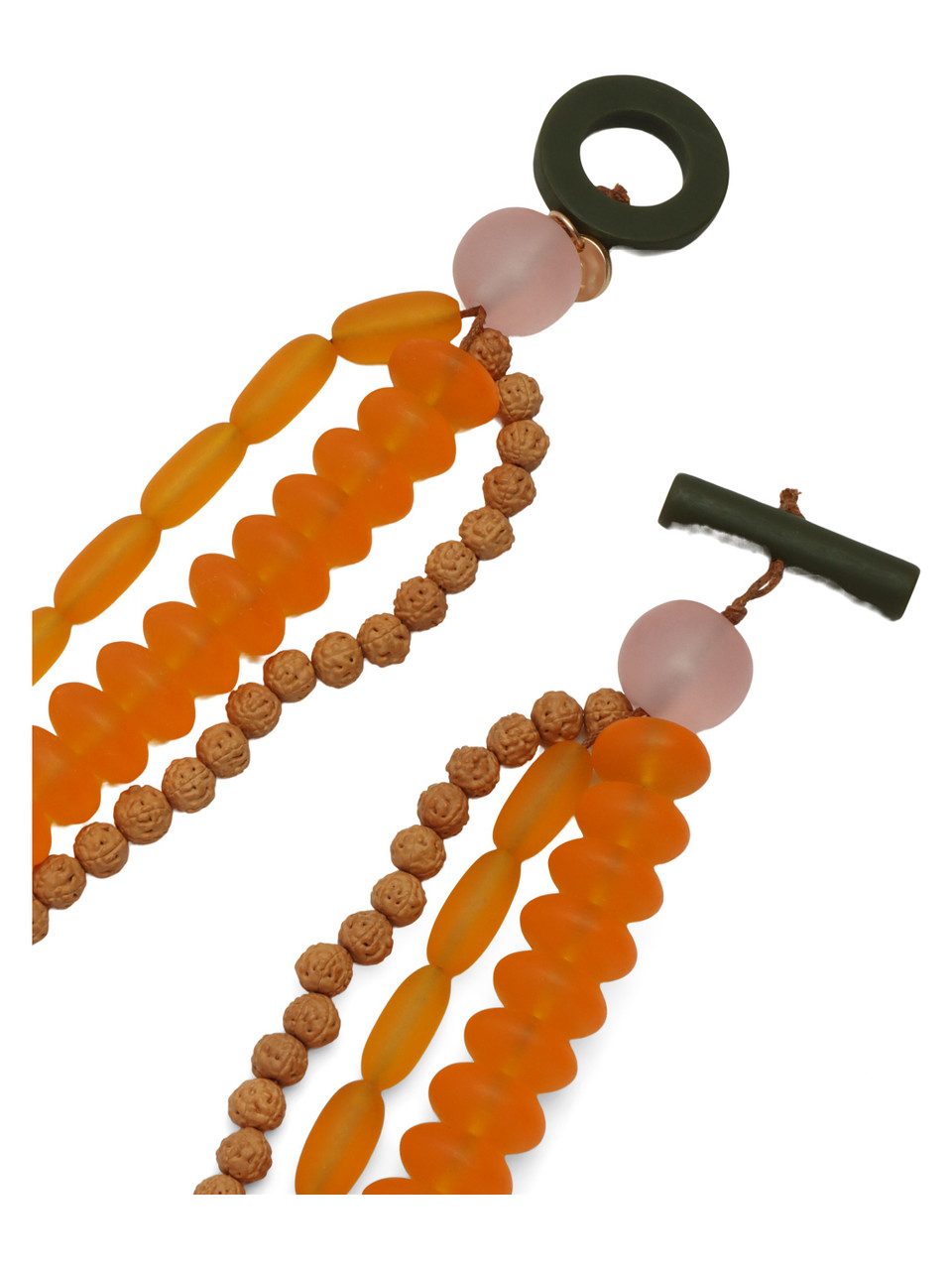 ARANCIONE | Collana RAFLESIA in resina