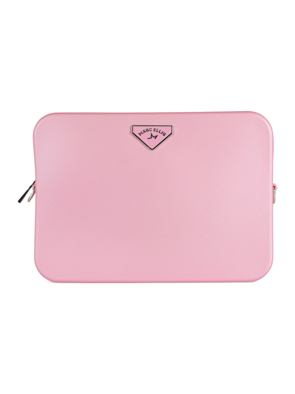 ROSA | Borsa a mano FLAT FLOWE 26 effetto saffiano