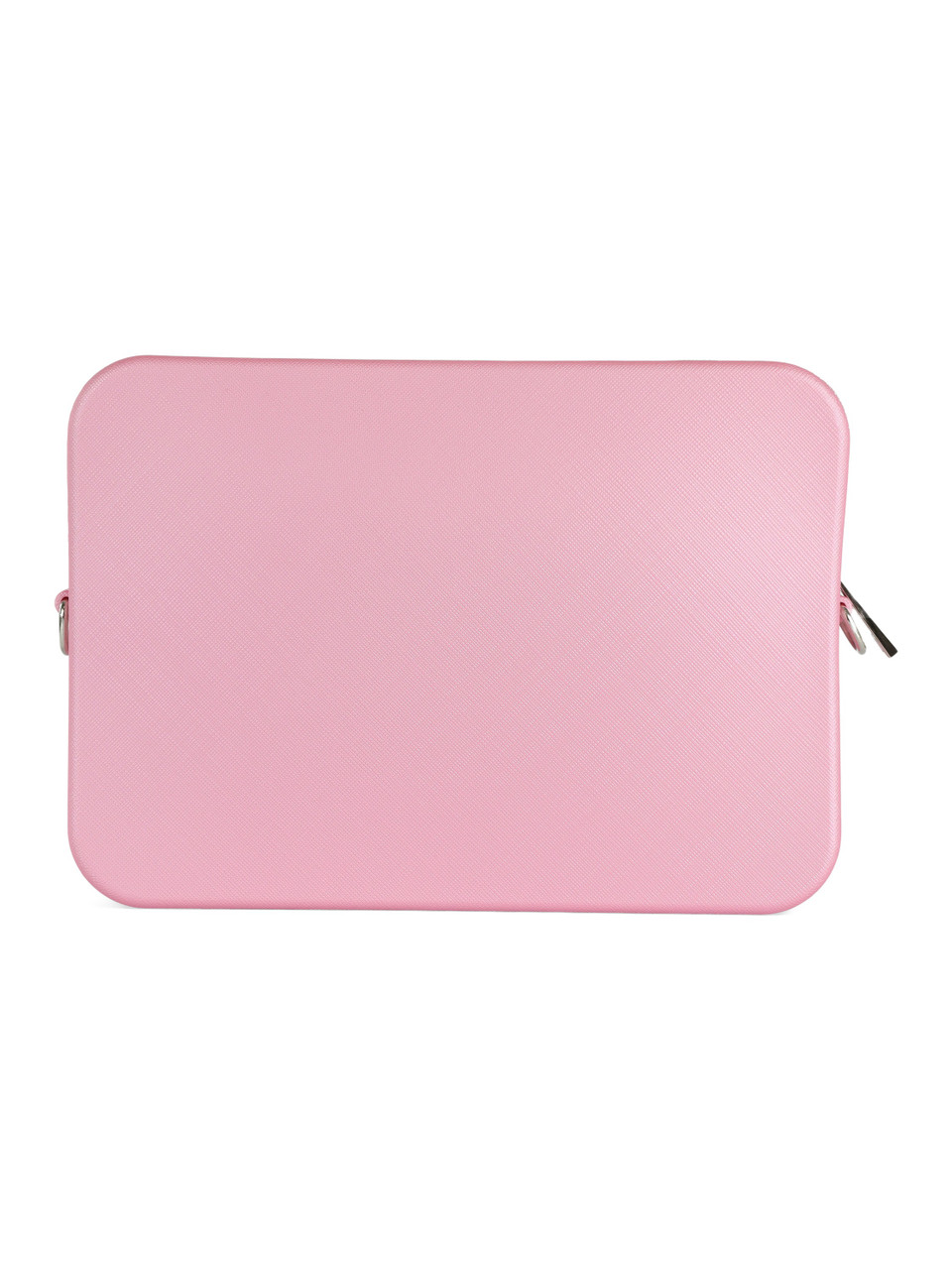 ROSA | Borsa a mano FLAT FLOWE 26 effetto saffiano