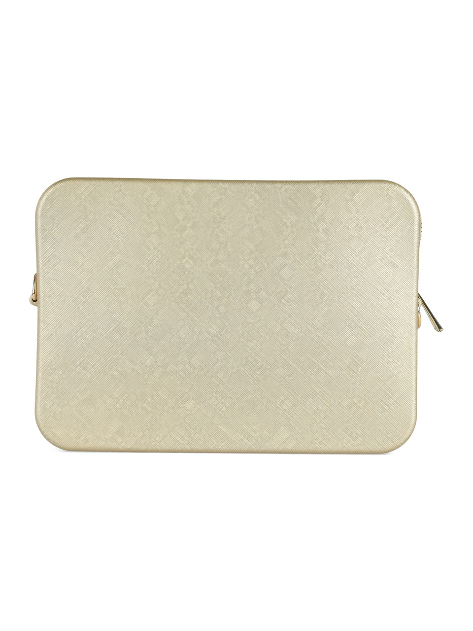 ORO | Borsa a mano FLAT FLOWE 26 effetto saffiano