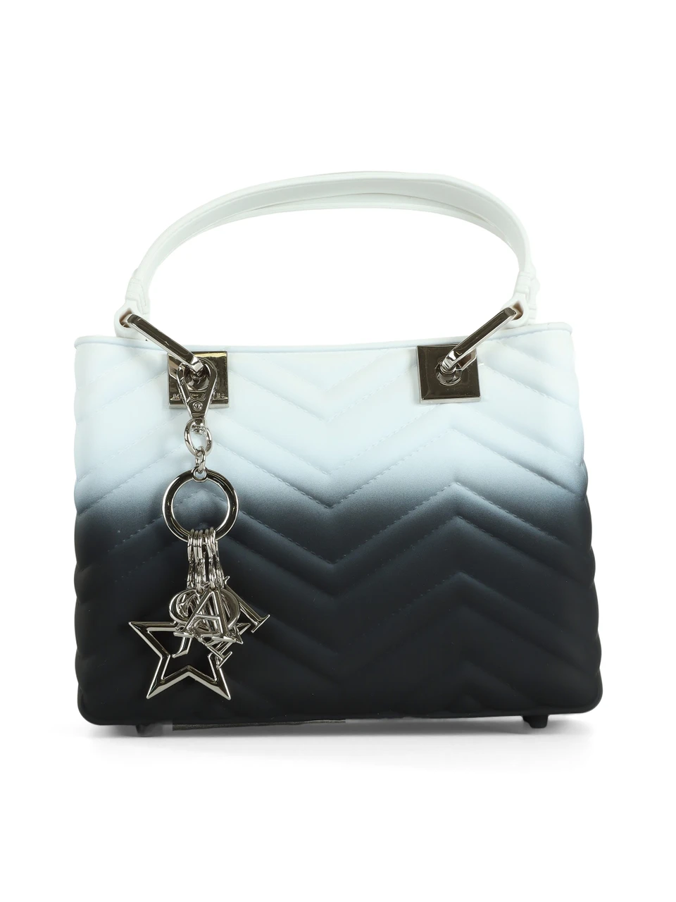 BIANCO/NERO | Borsa a mano KRISSY WAVE Small