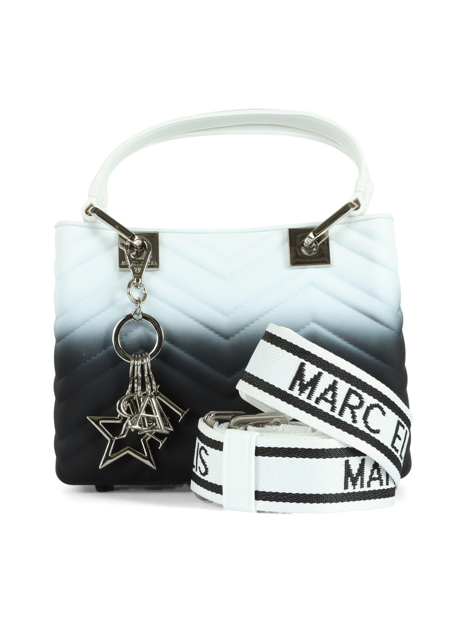BIANCO/NERO | Borsa a mano KRISSY WAVE Small