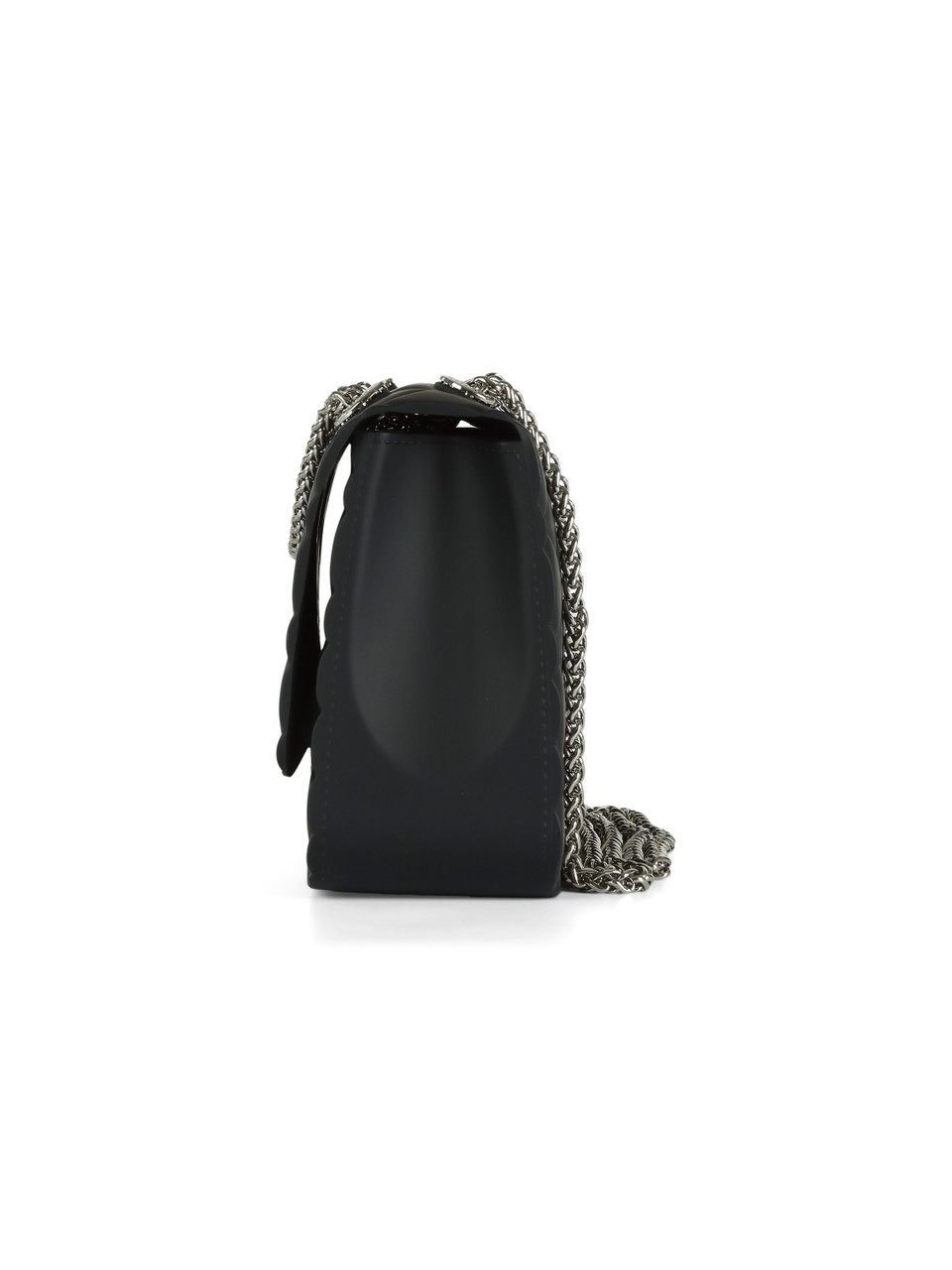 NERO | Borsa a tracolla trapuntata FLAT FALCON Medium 26