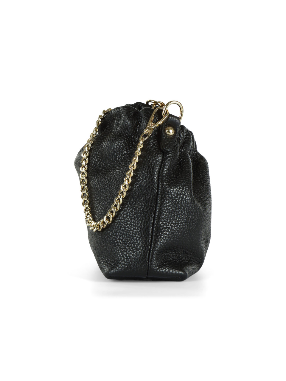 NERO | Borsa a tracolla in pelle martellata HELENA DO LT