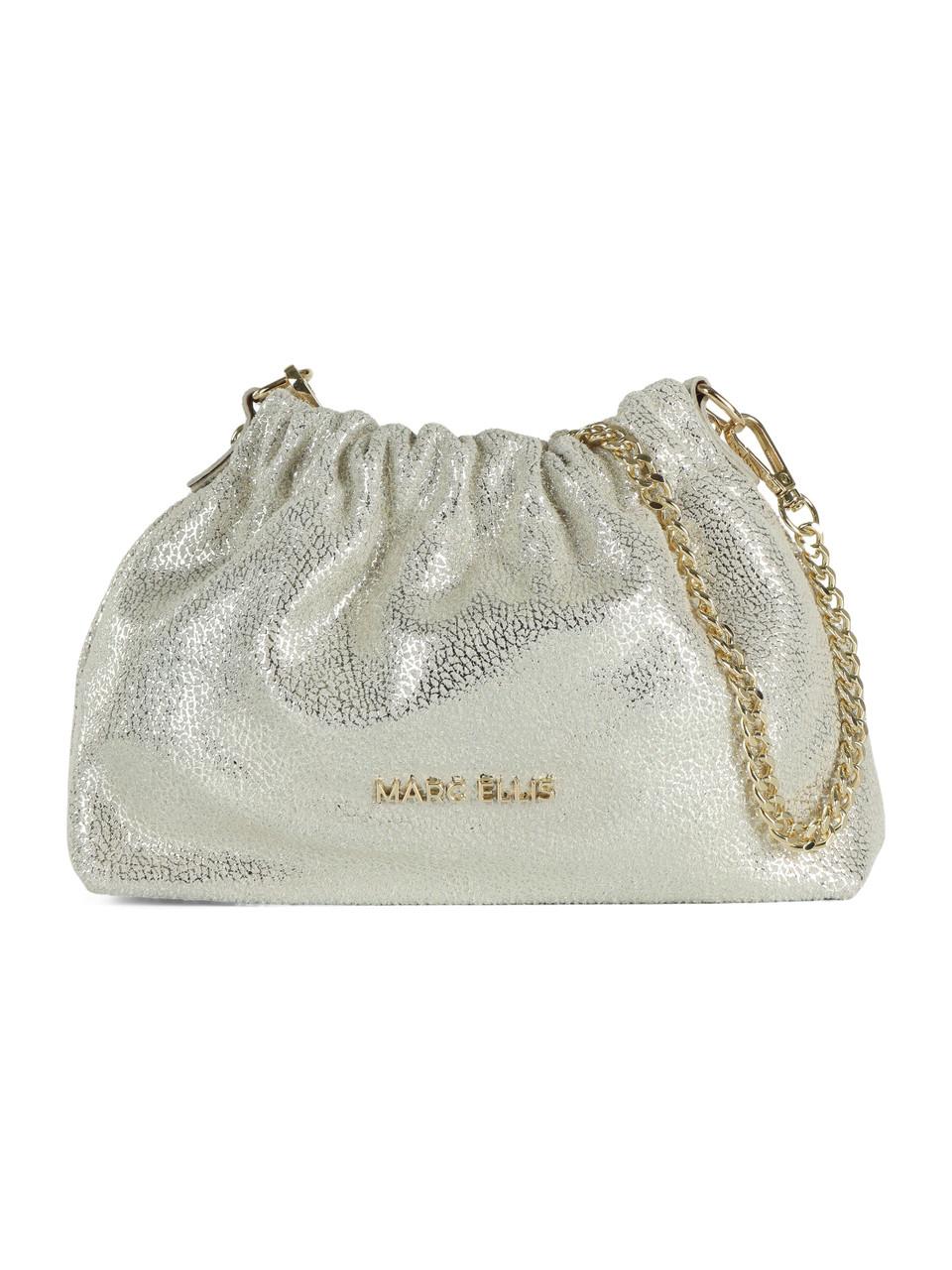GOLD | HELENA SUEDE LUX Umhängetasche aus Leder