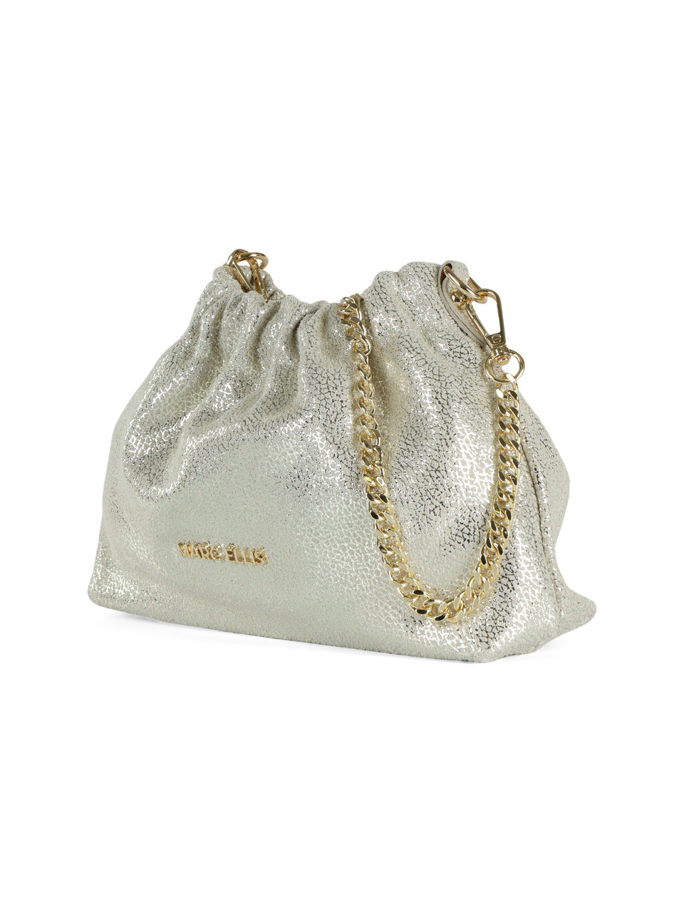 GOLD | HELENA SUEDE LUX Umhängetasche aus Leder