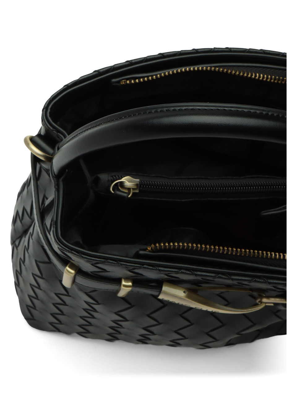 SCHWARZ | Handtasche ARIZONA PLAIT Medium