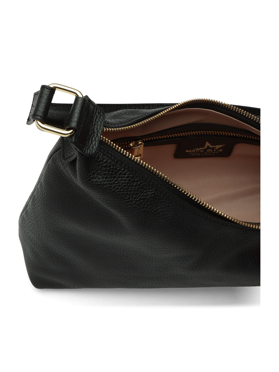 SCHWARZ | WYNN DO LT Medium Schultertasche aus Leder