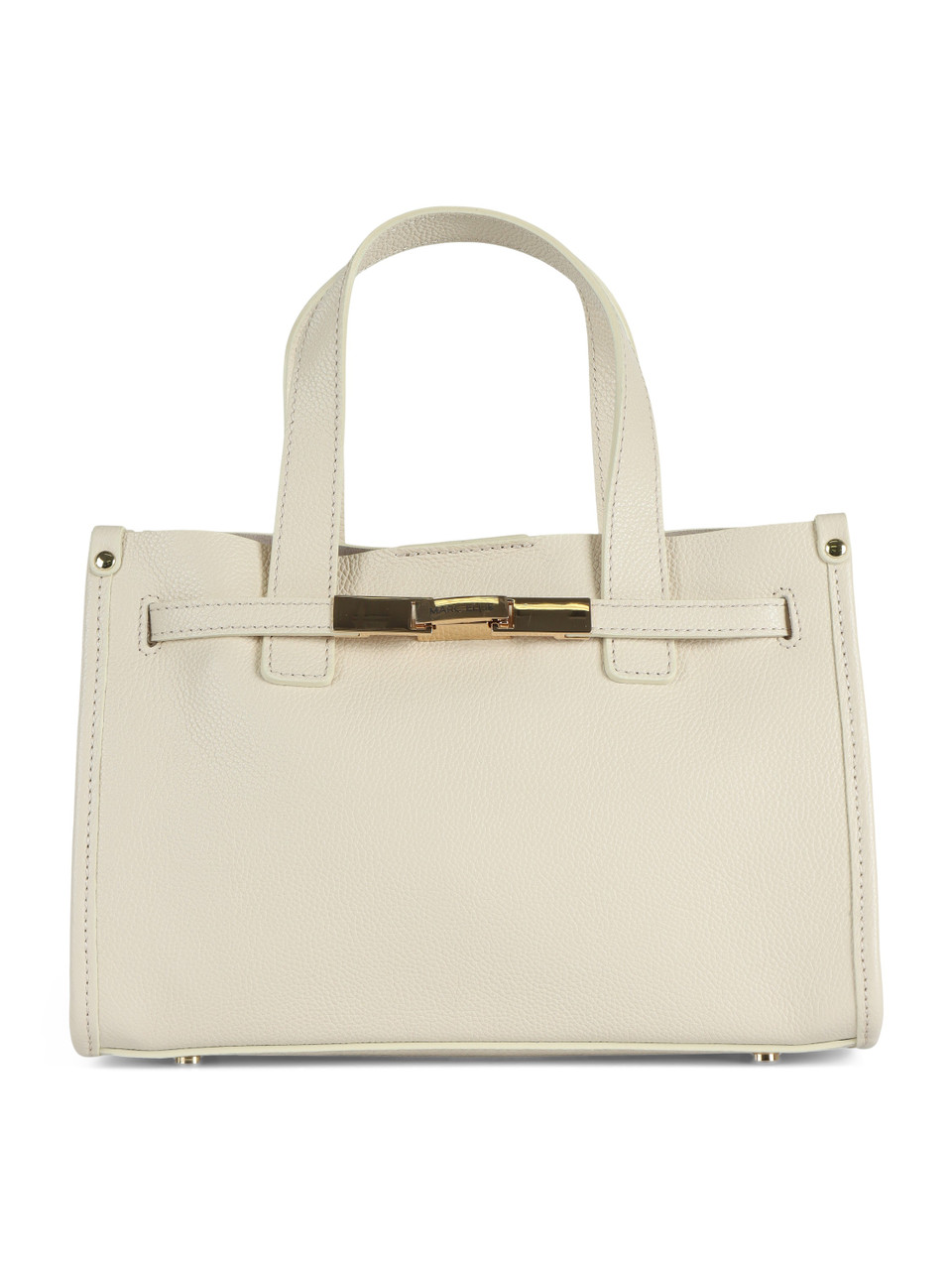 BEIGE | Borsa a mano in pelle martellata CASSIOPE DO Small