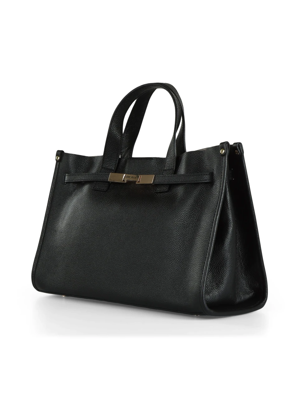 NERO | Borsa a mano in pelle martellata CASSIOPE DO Medium