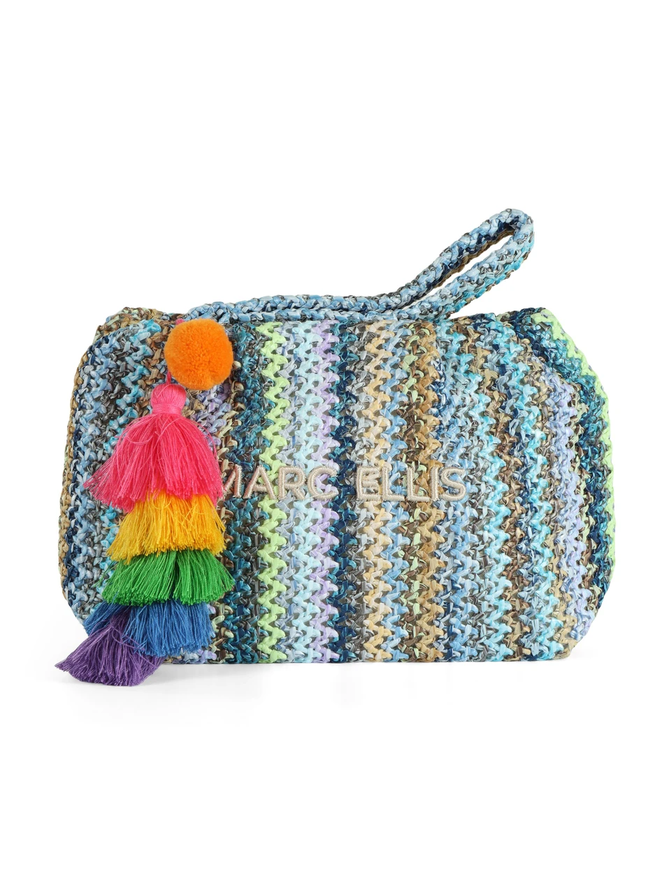 AZZURRO | Pochette in paglia BUBY S. CLAIRE