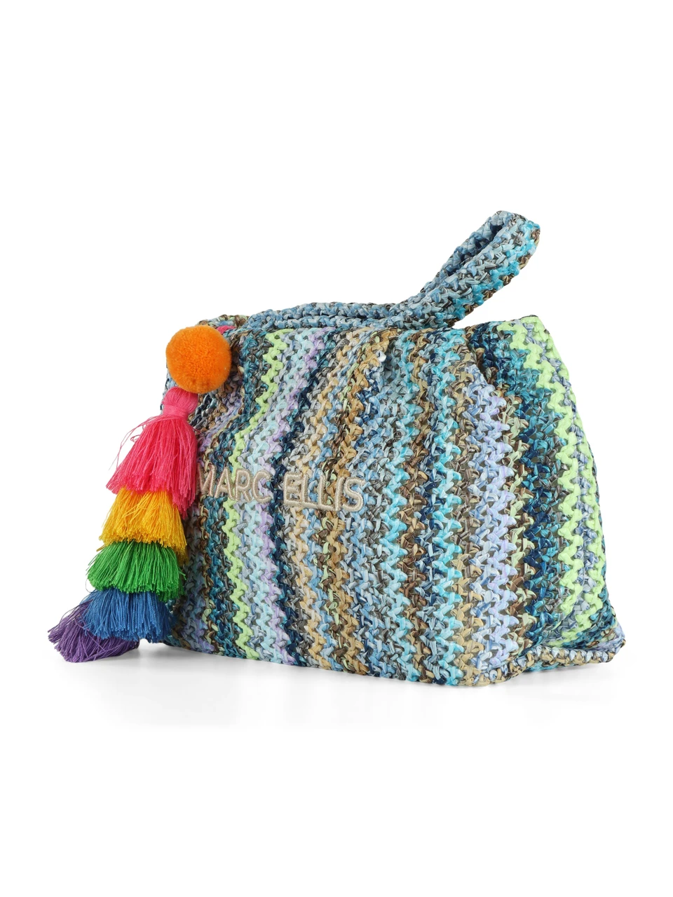 AZZURRO | Pochette in paglia BUBY S. CLAIRE