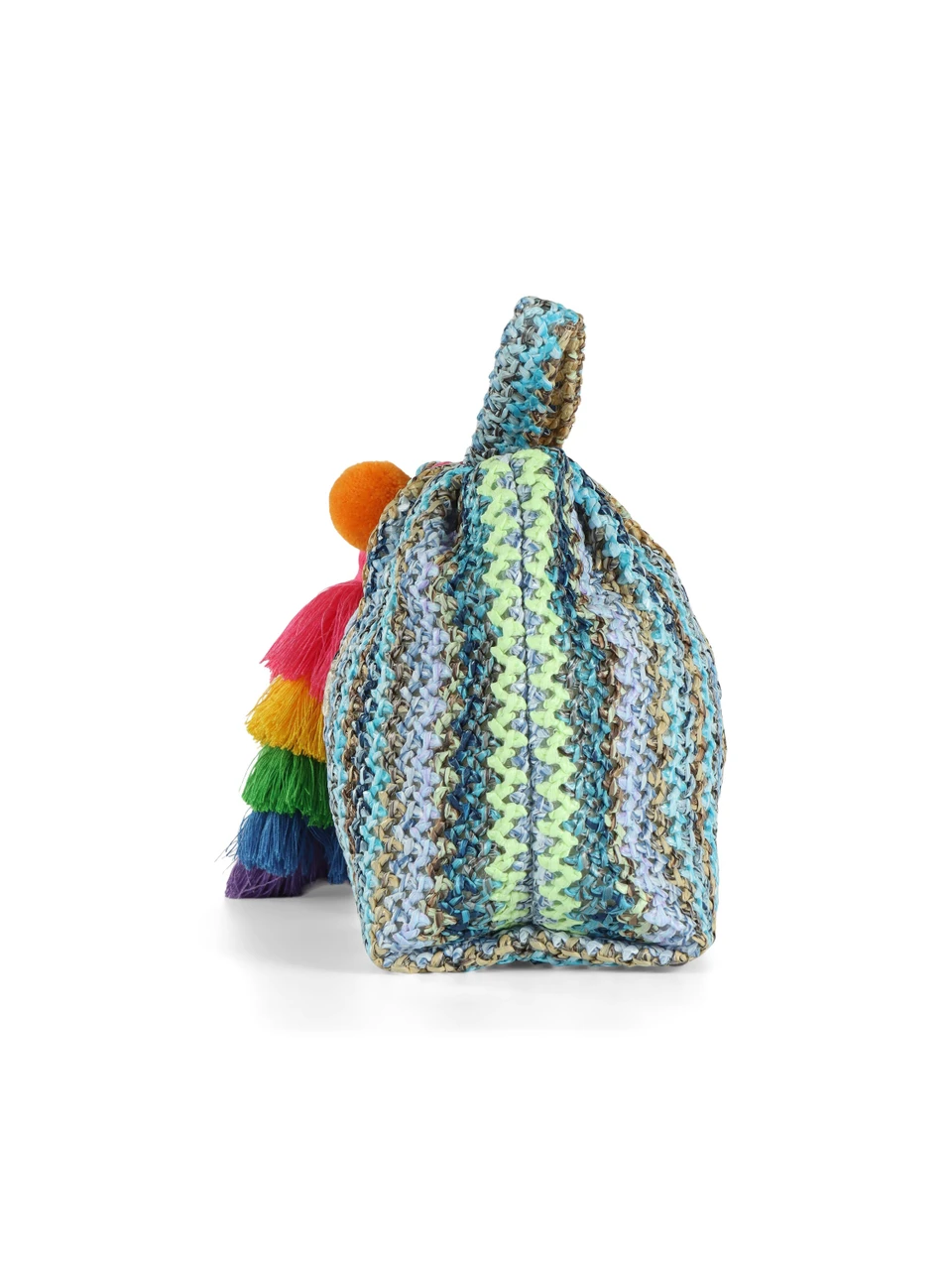 AZZURRO | Pochette in paglia BUBY S. CLAIRE