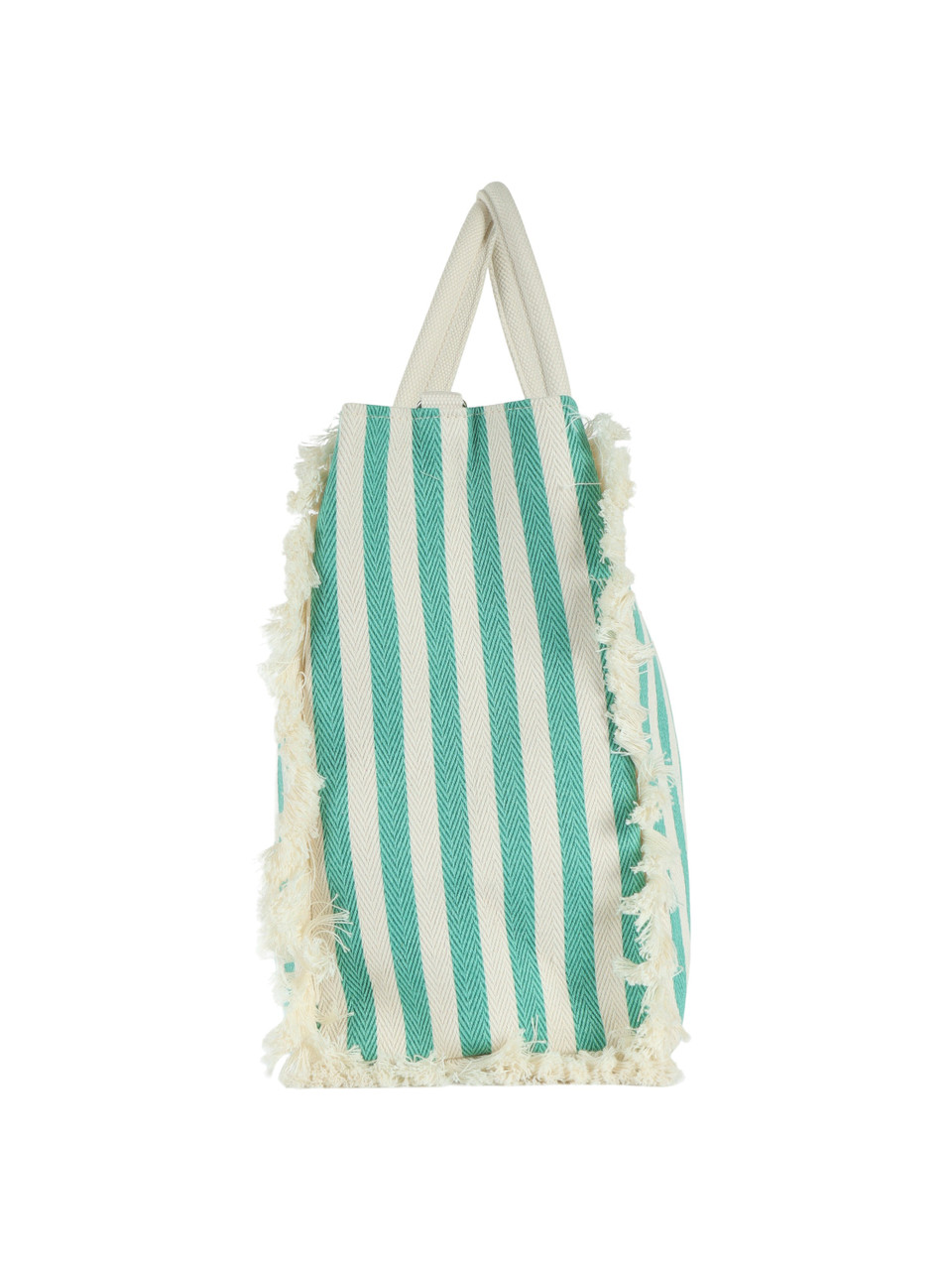 VERDE | Borsa shopping in canvas BUBY S. JOAN