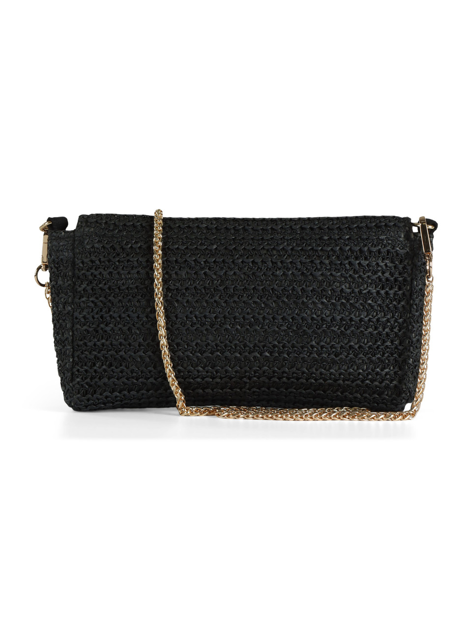 SCHWARZ | BUBY ANTIGUA Strohtasche
