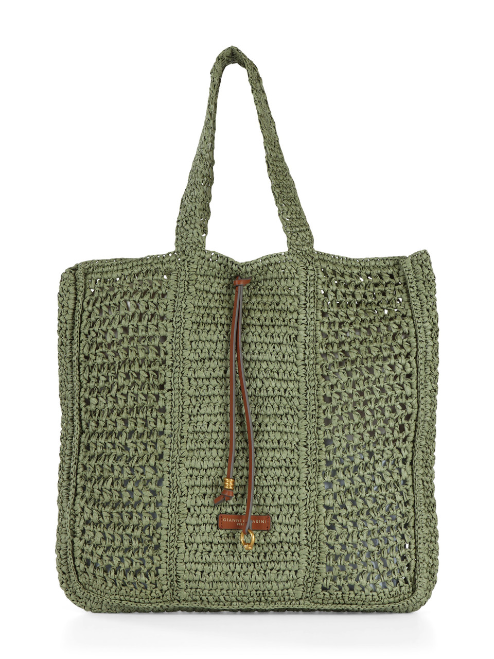 VERDE | Borsa in paglia crochet NEFELI