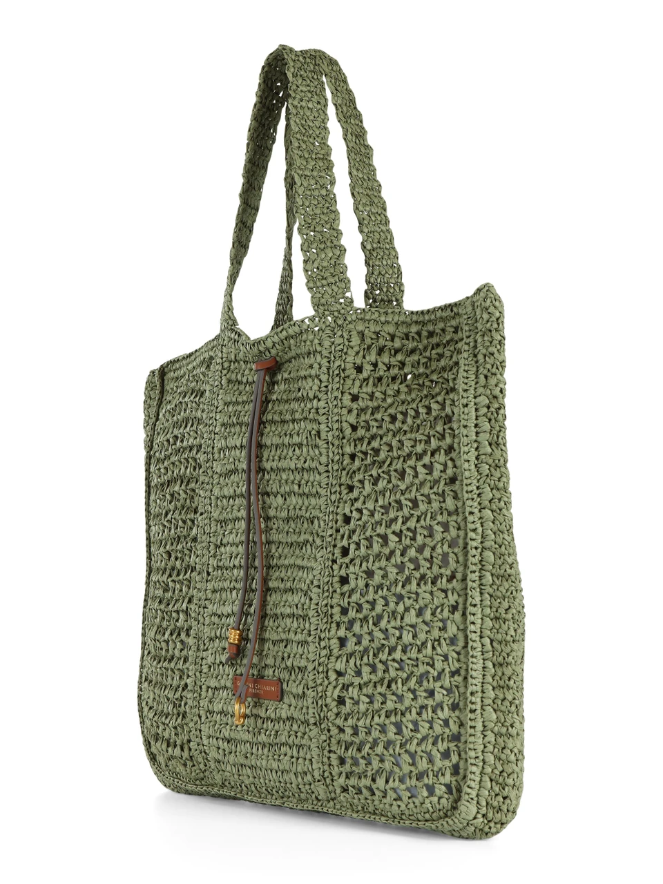 VERDE | Borsa in paglia crochet NEFELI