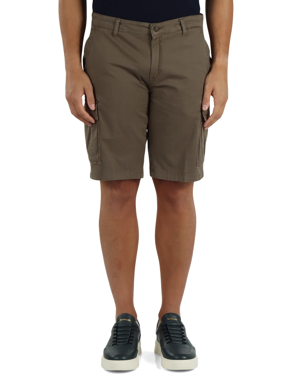 TORTORA | Bermuda cargo MALIBU 226 in cotone stretch