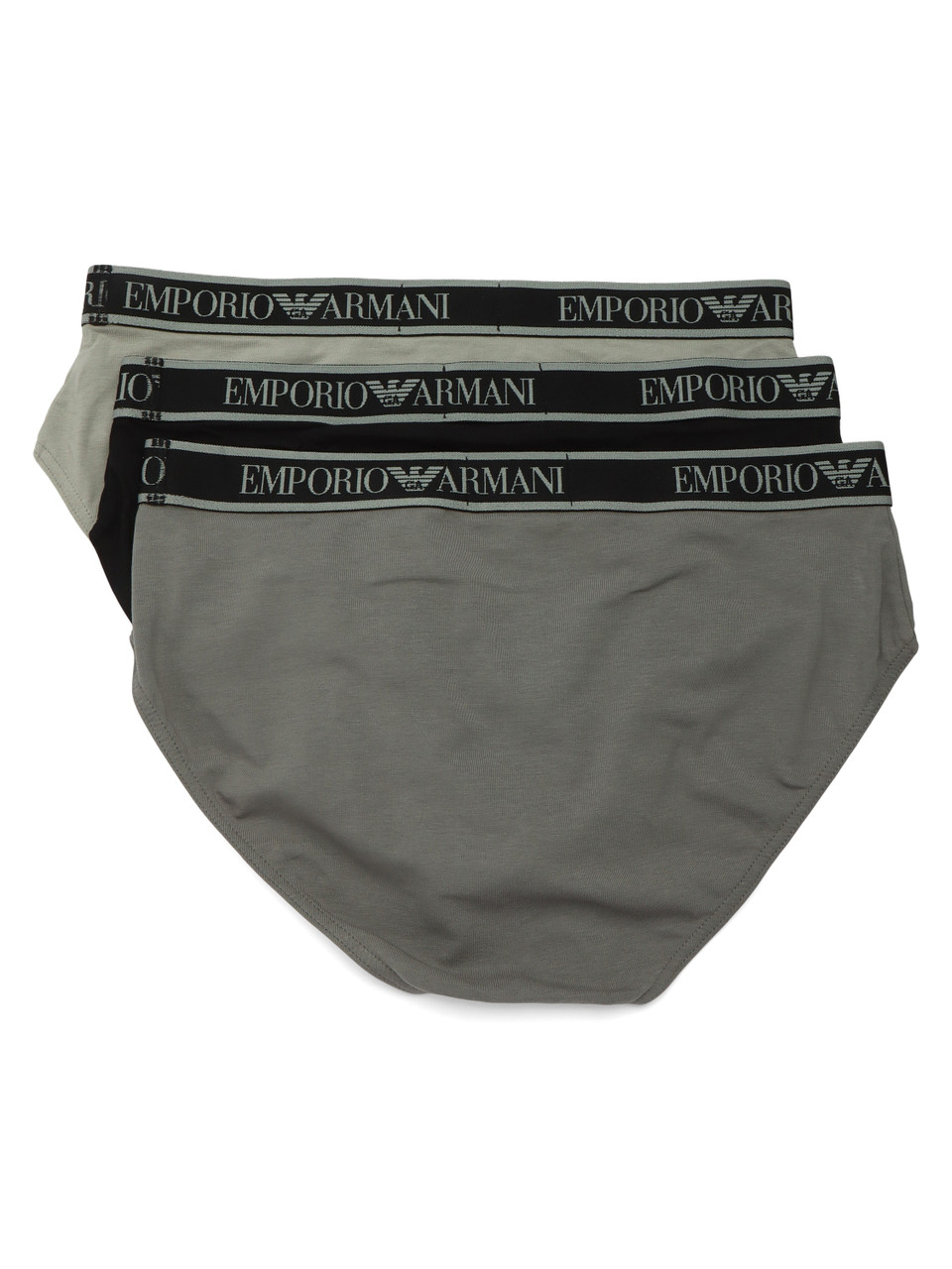 GRIGIO | Il set comprende tre paia di slip in cotone stretch