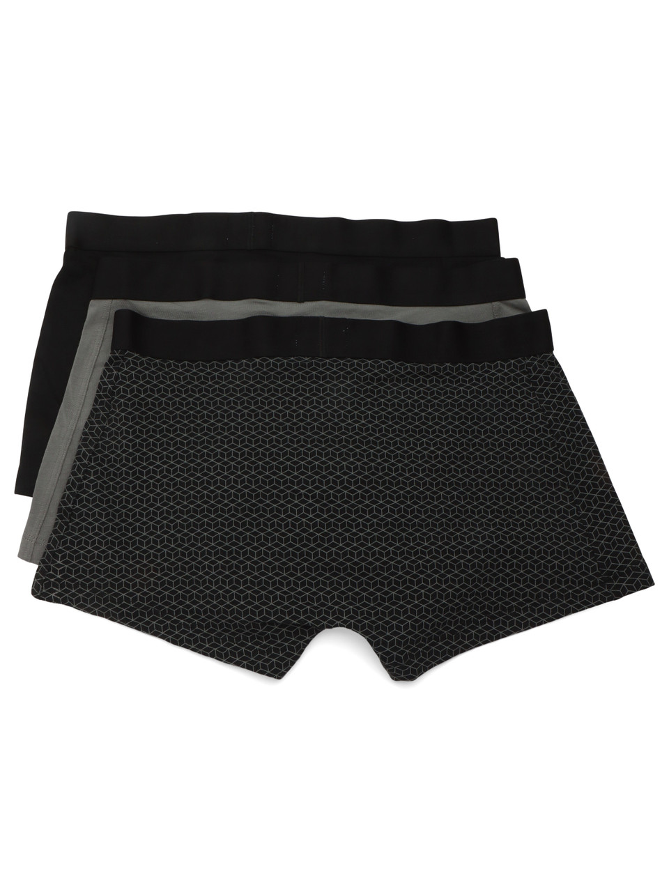 NERO | Il set BOSS ONE comprende tre paia di parigamba in cotone stretch
