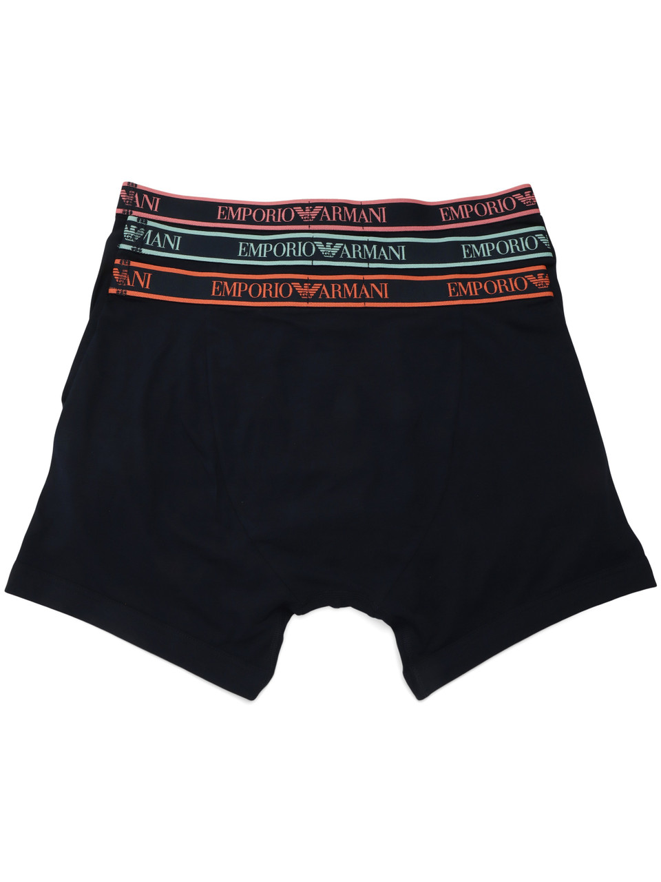 SCHWARZ | Das Set umfasst drei Paar eng anliegende Boxershorts aus Stretch-Baumwolle.