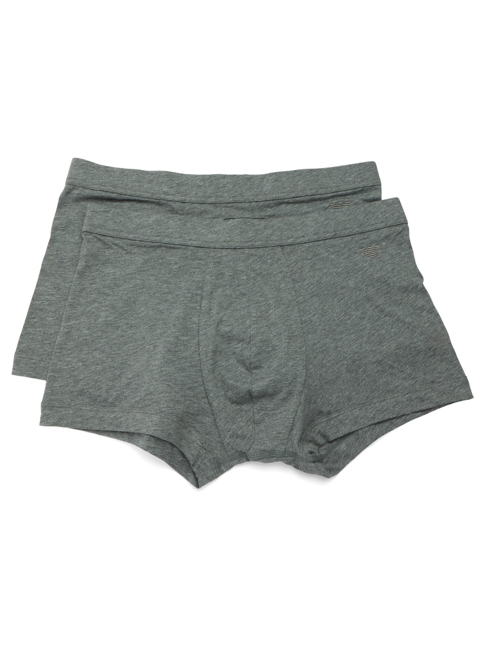 GRAU | Das Set umfasst zwei Paar Pima-Baumwoll-Leggings.