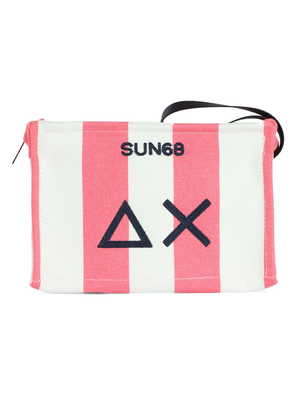 ROSA | BEACH: Beauty case stampato in canvas