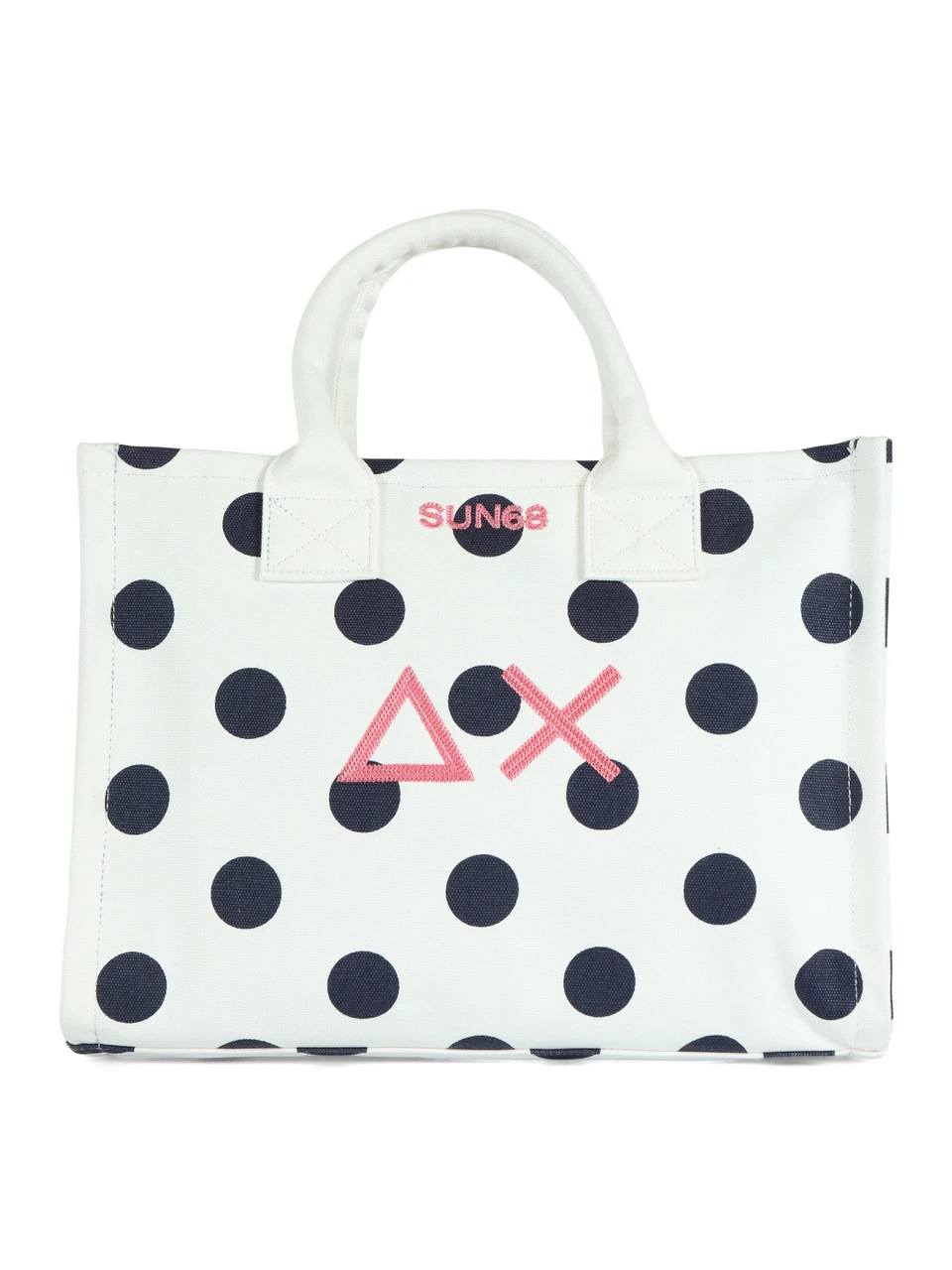 BIANCO | BEACH: Borsa shopping CALI Midi in canvas