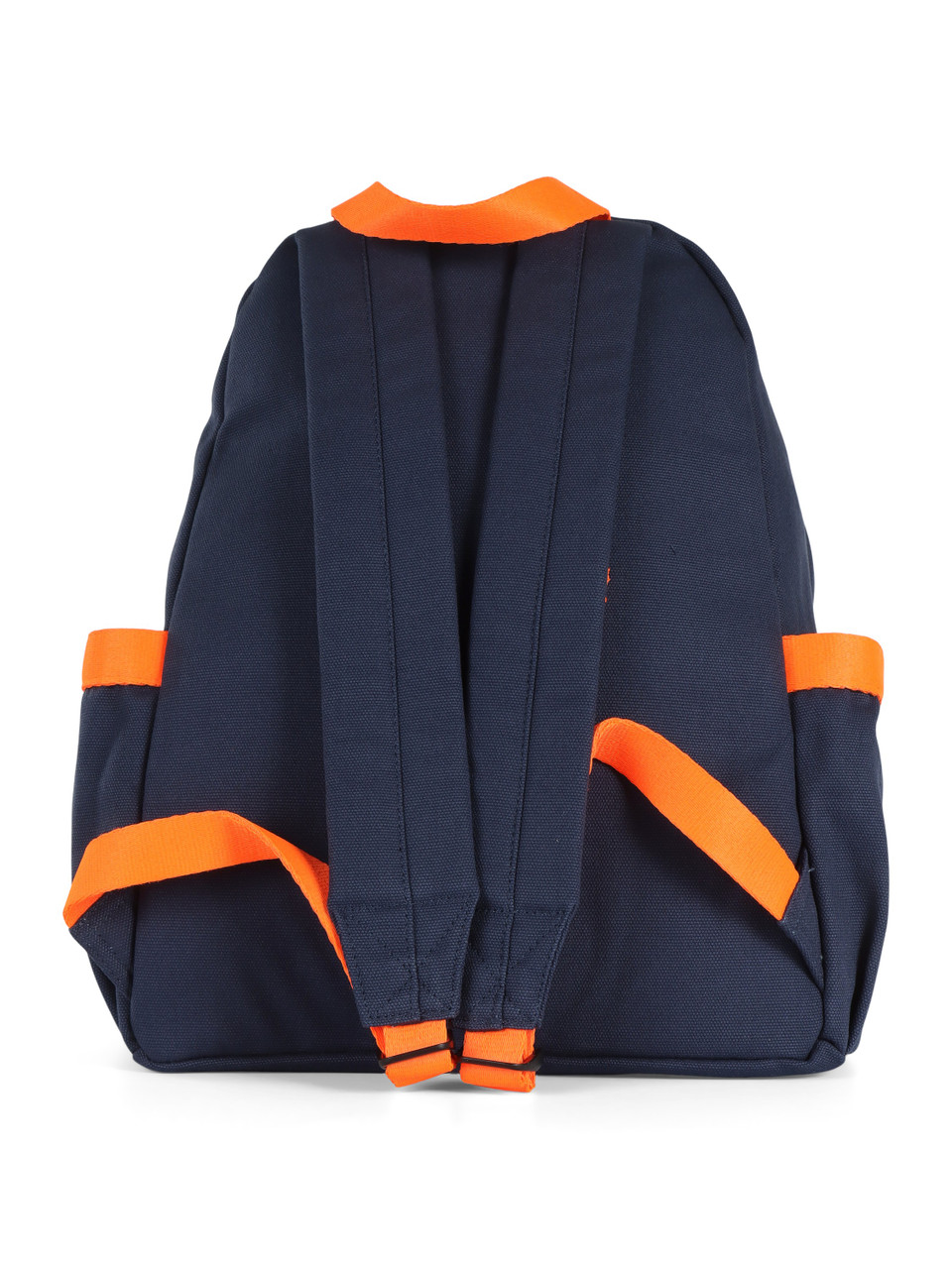 BLU | BEACH: Zaino in canvas con stampa logo frontale