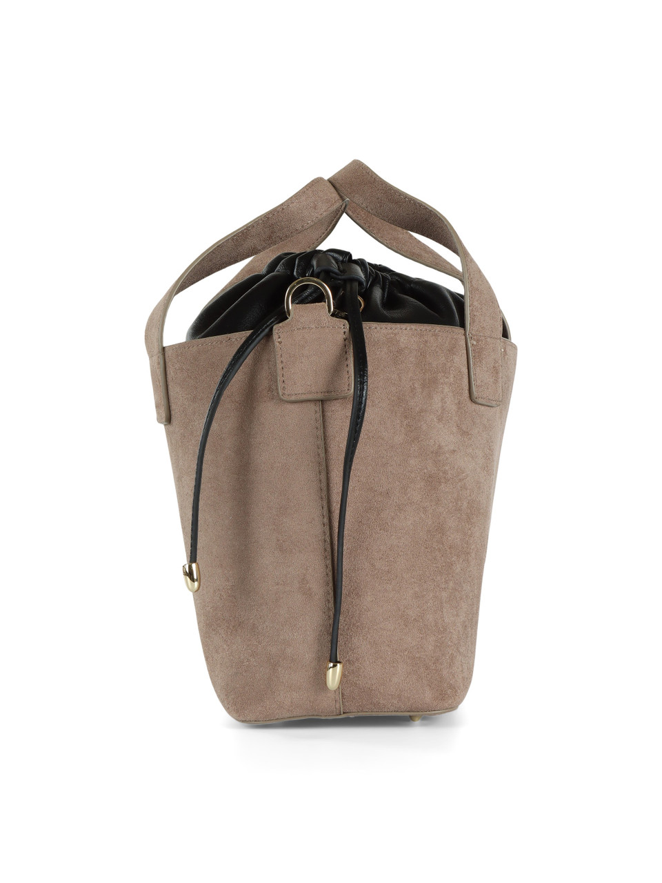 TORTORA | Borsa a mano in ecosuede con pochette interna