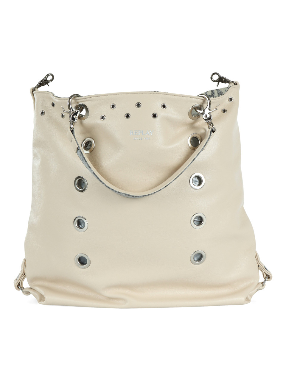 BEIGE | Wendbare Handtasche mit Innentasche