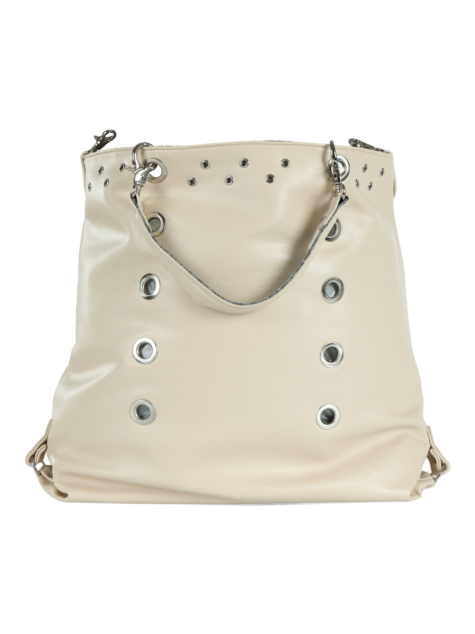 BEIGE | Wendbare Handtasche mit Innentasche