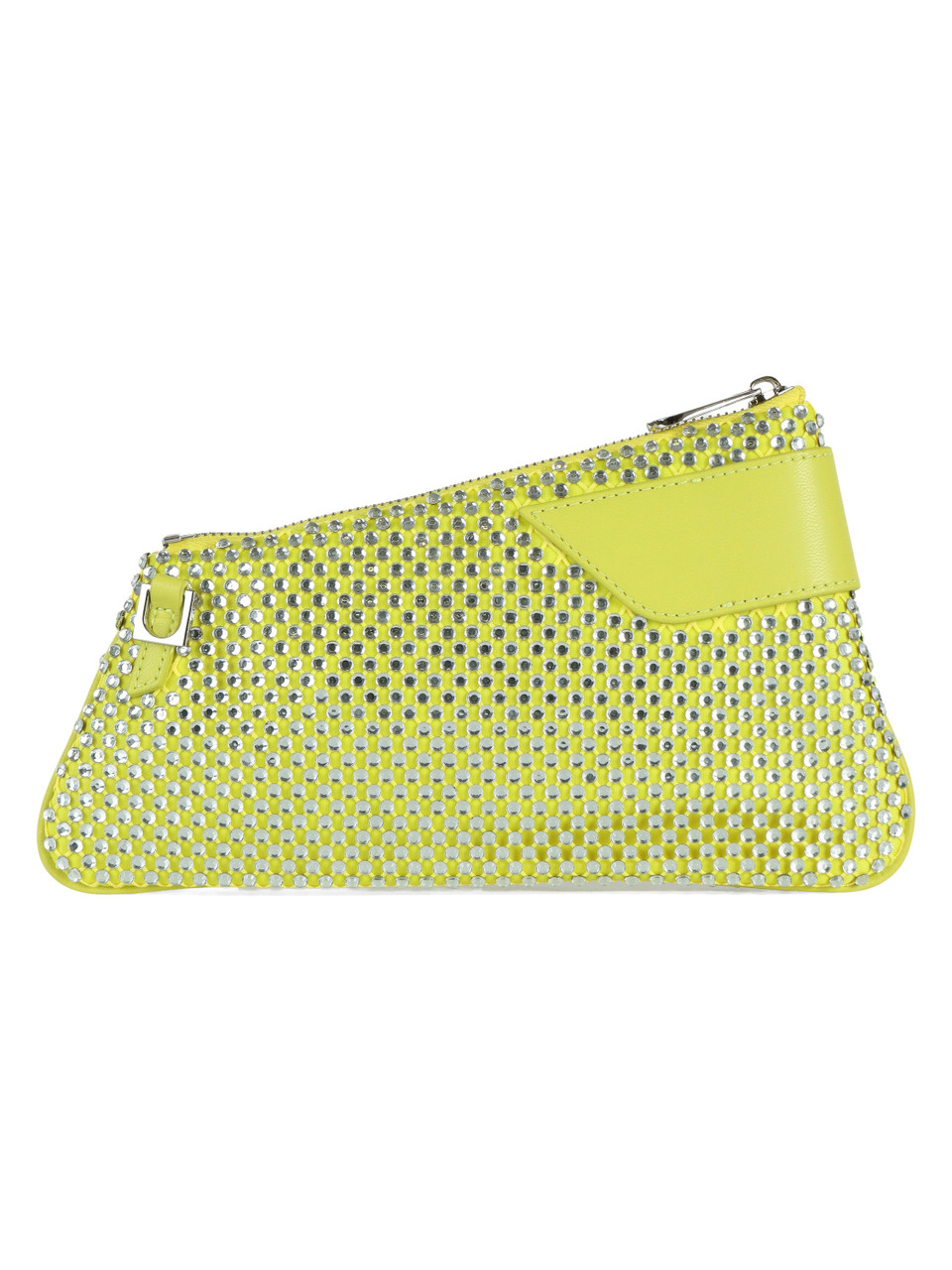 GELB | Schultertasche COMMA NOTTE mit Strasssteinen all over