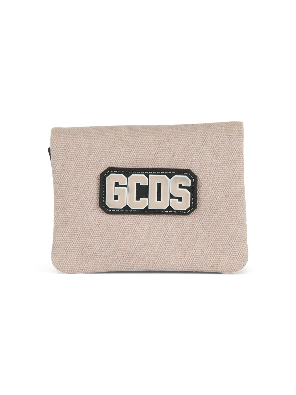 ROSA | Portafoglio in tessuto ed ecopelle con patch logo