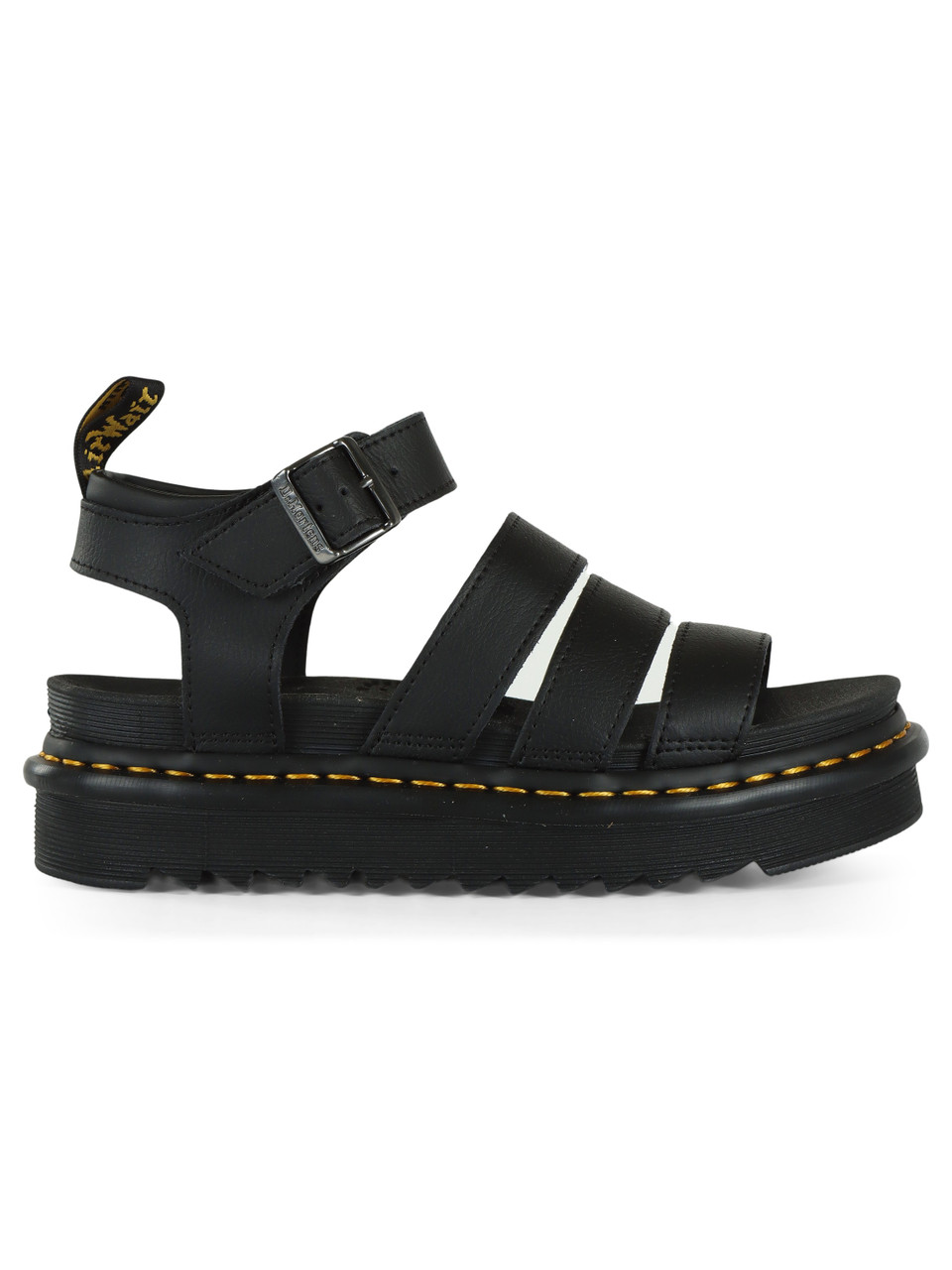 NERO | Sandali BLAIRE in pelle Athena con sottopiede in memory SoftWair