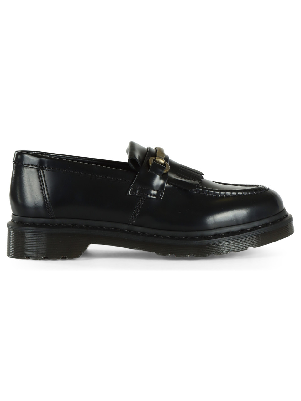 NERO | Mocassini ADRIAN SNAFFLE in pelle Polished Smooth