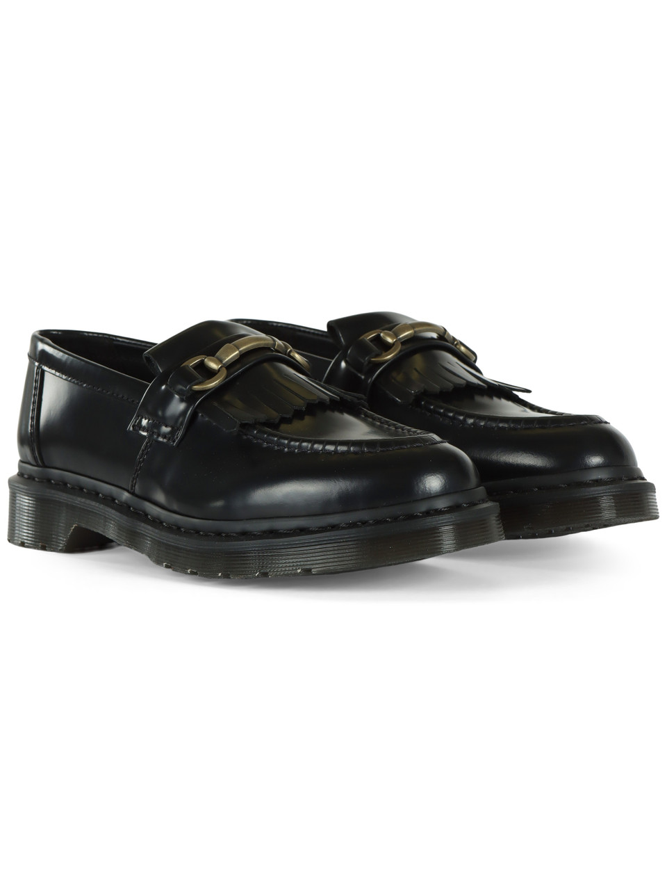 NERO | Mocassini ADRIAN SNAFFLE in pelle Polished Smooth
