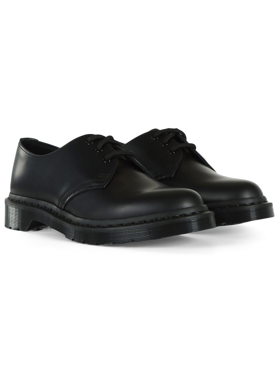 NERO | Scarpa stringata 1461 MONO in pelle Smooth