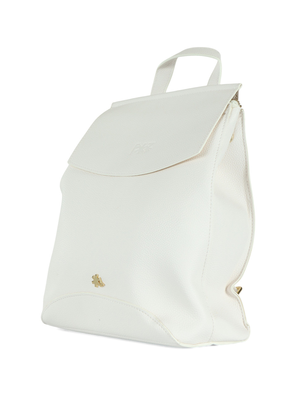 OFF WHITE | Gehämmerter Rucksack mit Logo-Plakette
