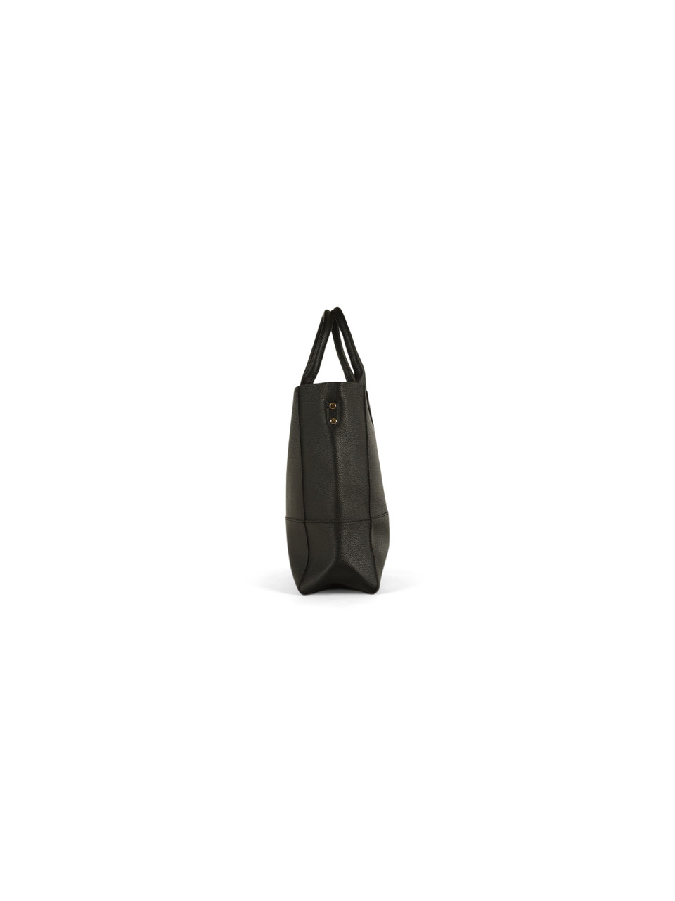 NERO | Borsa shopper media effetto martellato