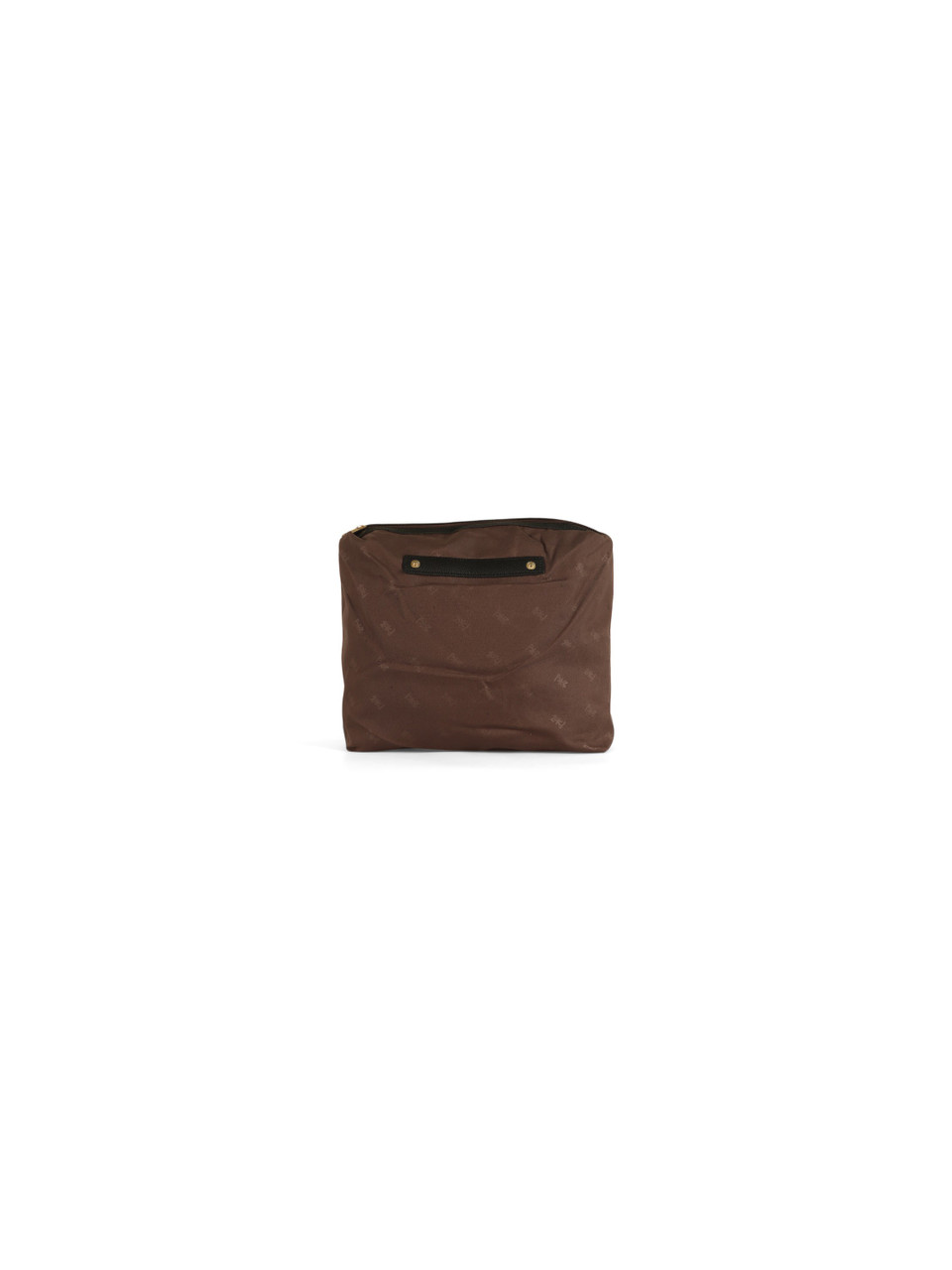 SCHWARZ | Mittlere Shopper-Tasche in gehämmertem Effekt