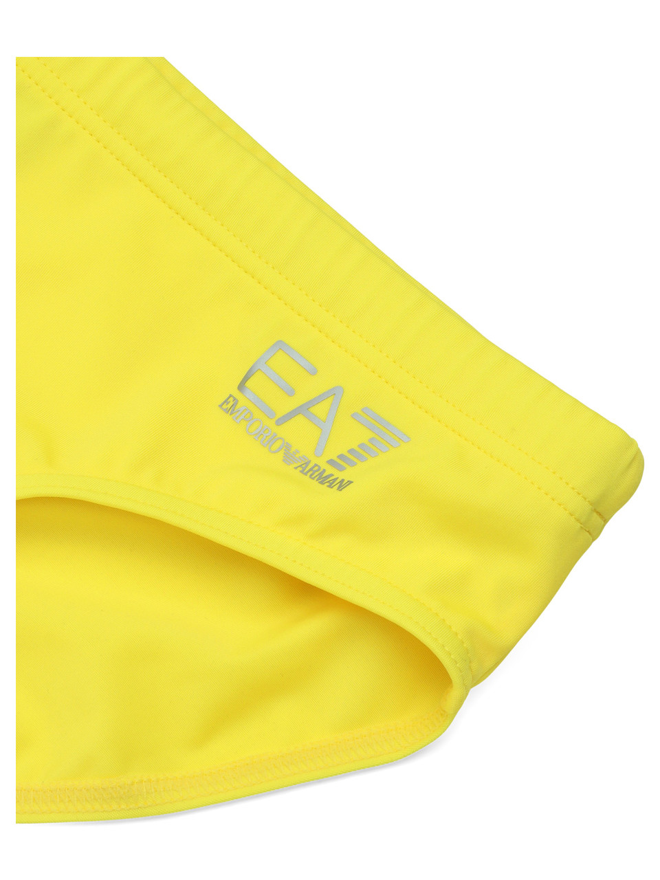 GIALLO | Slip mare con stampa logo