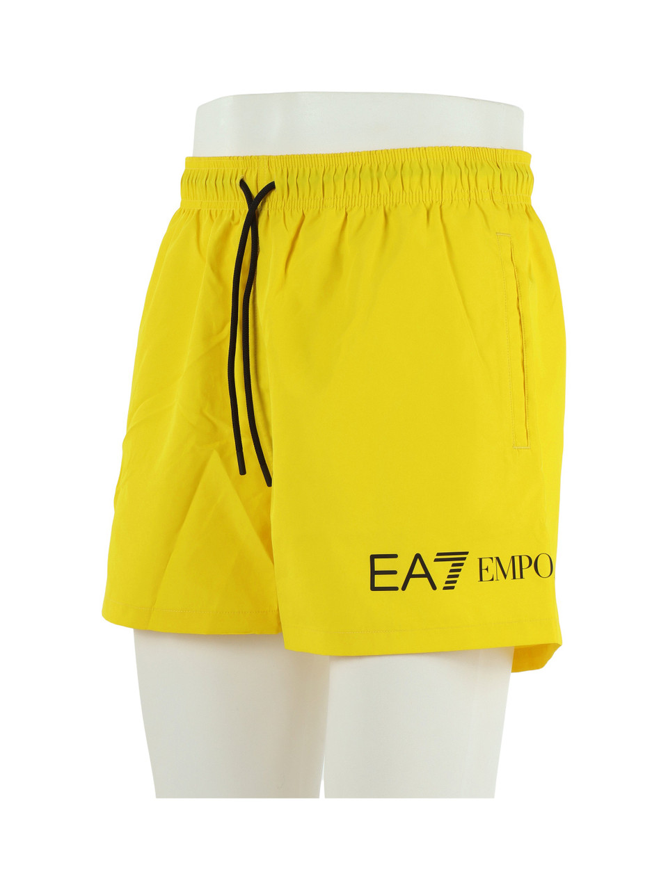 GIALLO | Boxer mare con stampa logo laterale