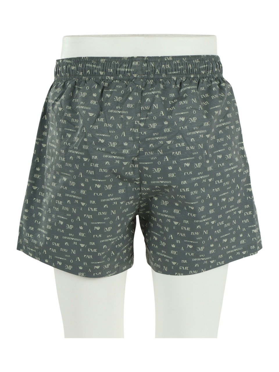 VERDE | Boxer mare con stampa logo all over