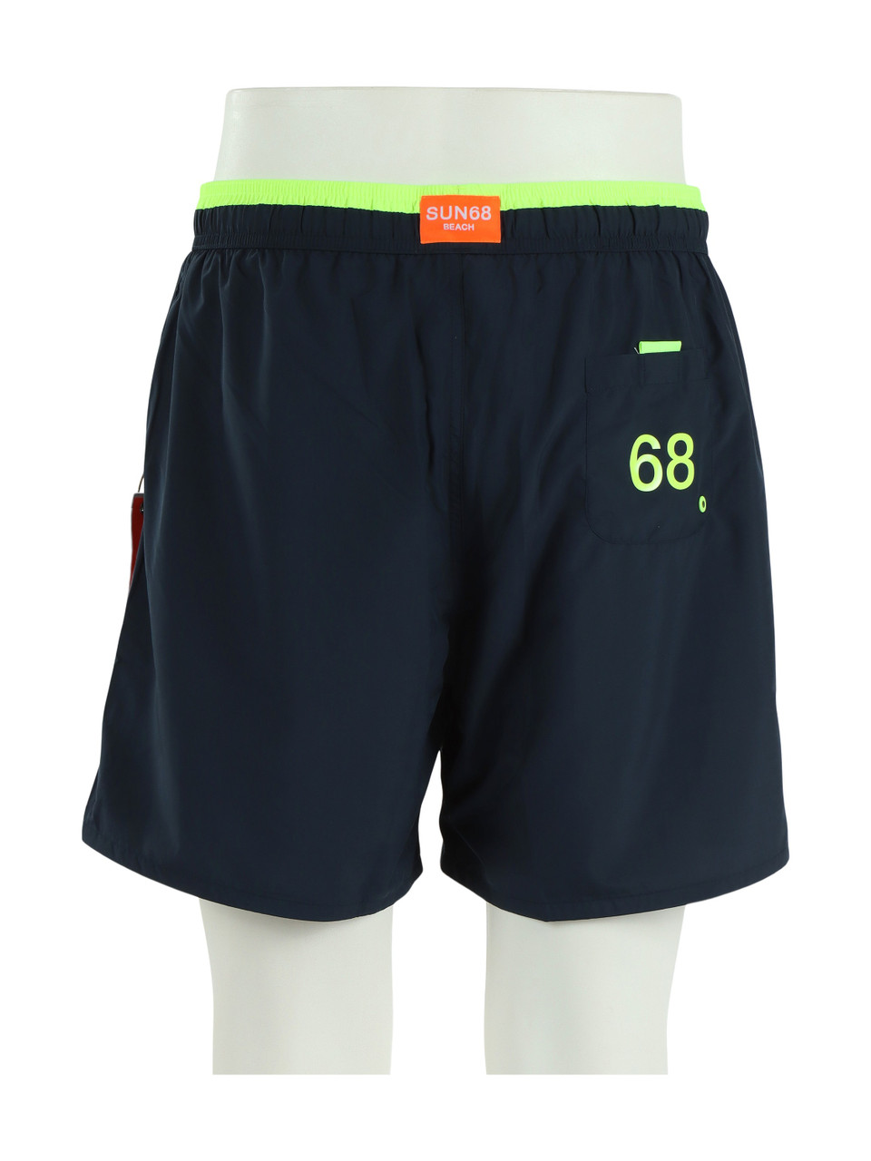 BLU SCURO | Boxer mare con inserti fluo