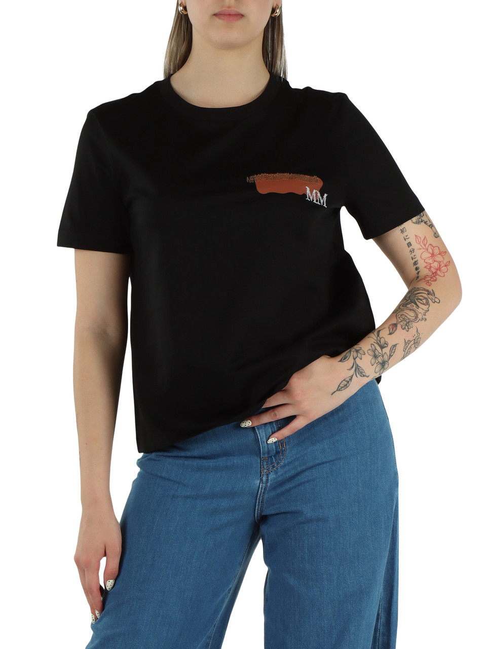 NERO | T-shirt in cotone LICENZA